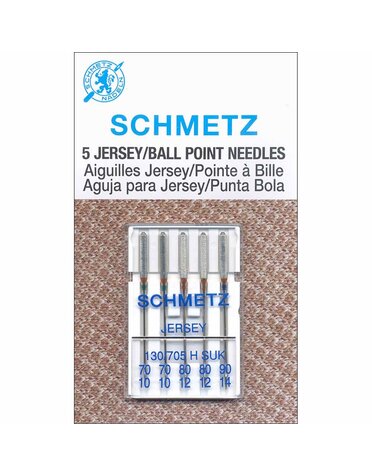 Schmetz Aiguilles à bout rond SCHMETZ #1727 sur carton - Assorties Grosseur - 5 unités
