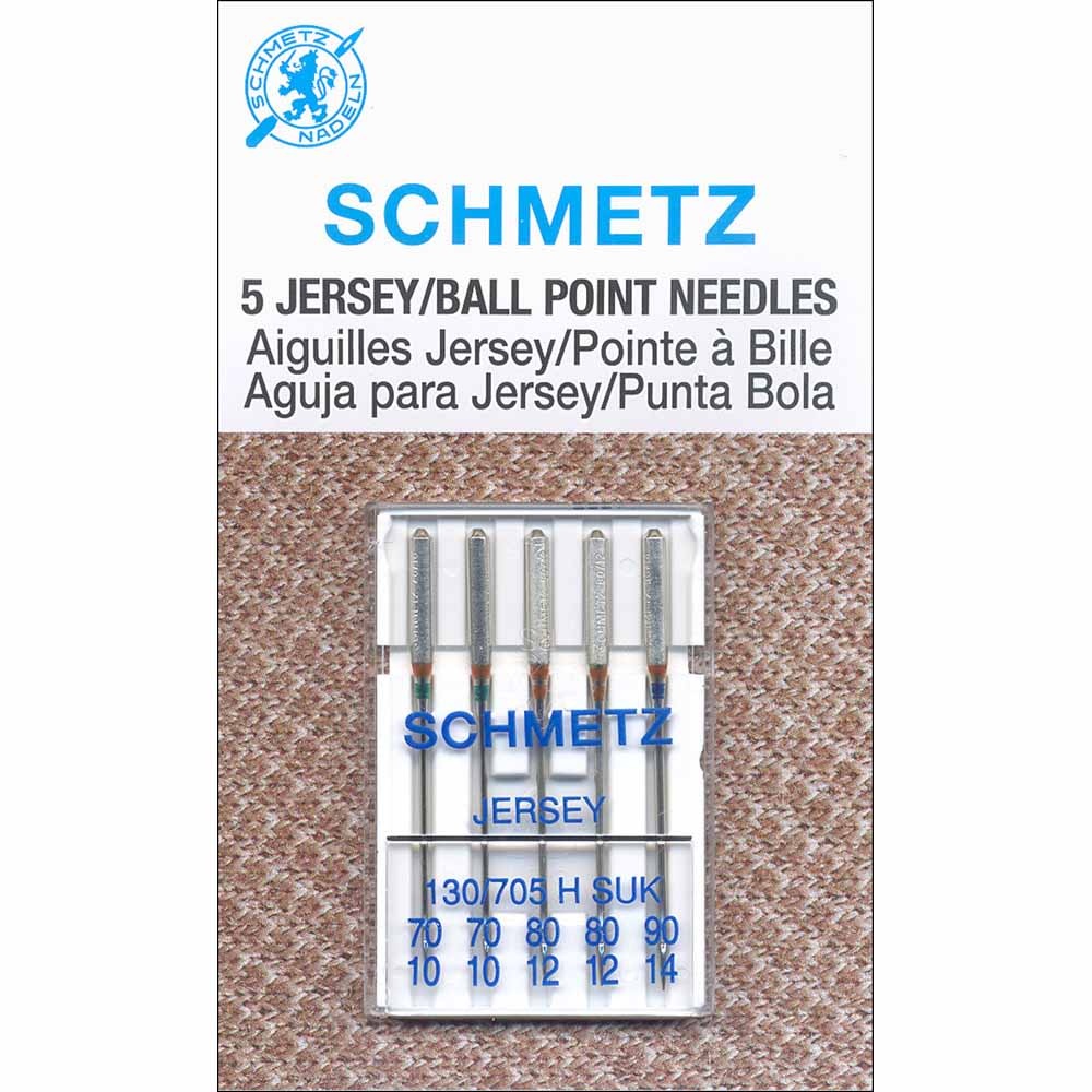 Schmetz Aiguilles à bout rond SCHMETZ #1727 sur carton - Assorties Grosseur - 5 unités