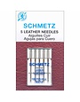 Schmetz Aiguilles à cuir SCHMETZ #1784 sur carton - 80/12 - 5 unités