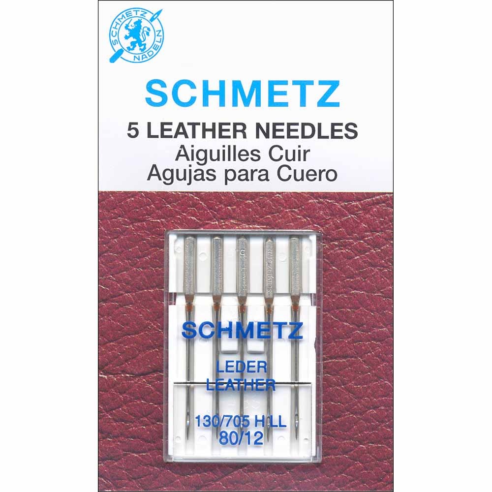 Schmetz SCHMETZ #1784 Leather Needles Carded - 80/12 - 5 count