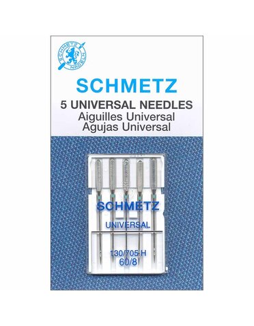 Schmetz Aiguilles universelles SCHMETZ sur carton - 60/8 - 5 unités