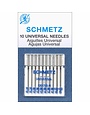 Schmetz Aiguilles universelles SCHMETZ #1835 sur carton - Assorties 70-100 - 10 unités