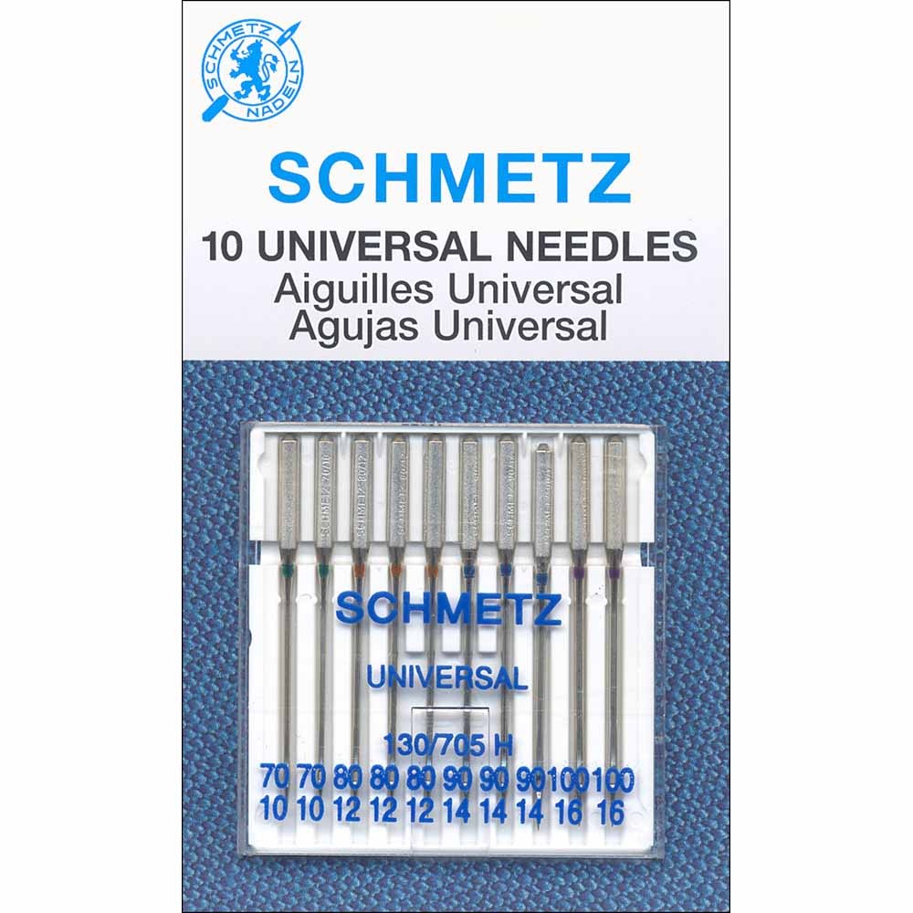 Schmetz Aiguilles universelles SCHMETZ #1835 sur carton - Assorties 70-100 - 10 unités