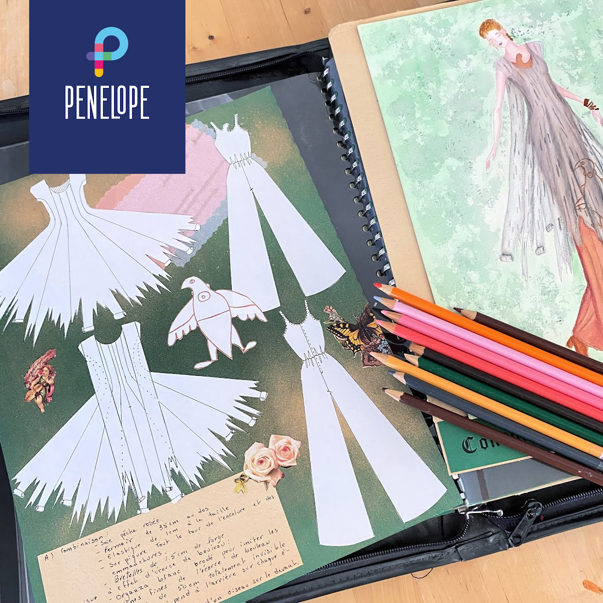 Pénélope Dessin de mode 1