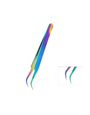 Pénélope Curved anti-static tweezers