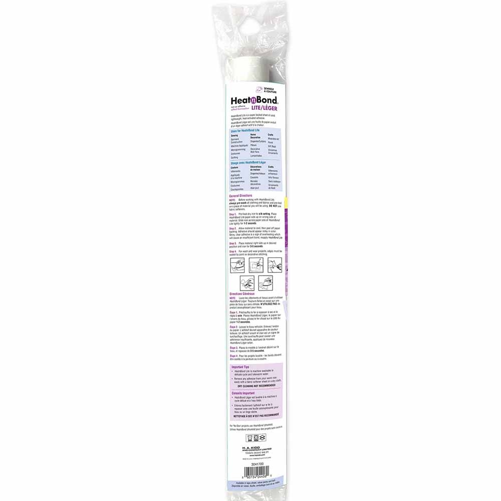 HeatnBond HEATNBOND Lite Iron-On Adhesive Value Pack - 43cm x 3m (17″ x 31⁄4yds) roll