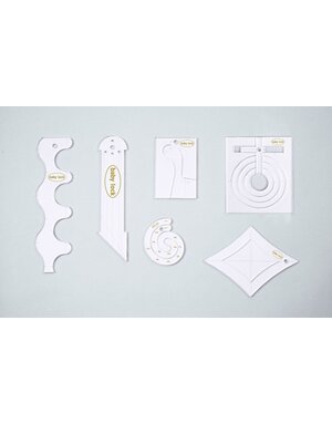 Baby Lock Baby Lock 1/4" Acrylic ruler set, high Shank longarm