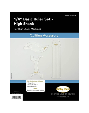 Baby Lock Baby Lock 1/4 Basic Ruler Set High Shank and Long Arm