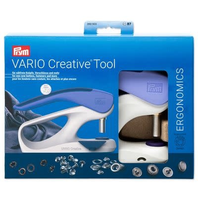 Prym Prym Vario Creative tool, outil pour percer, pose d'oeillet, snap et rivet