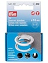 Prym Prym oeillets avec rondelles 14mm argent, paquet de 15