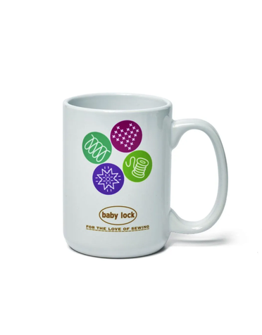 Baby Lock Baby Lock Coffee Mug With Colorful Icons