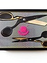 Tula Pink collection Tula Pink Limited Edition Black & Gold Scissor Tin