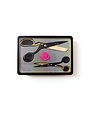 Tula Pink collection Tula Pink Limited Edition Black & Gold Scissor Tin