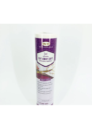 Baby Lock Baby Lock cut away soft stabilizer, medium, white, 2.0 oz, 12 in x 10 yd
