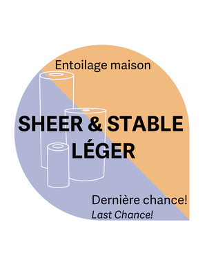 Générique Sheer & stable white fuse light 8po x 5 yrd house brand stabilizer