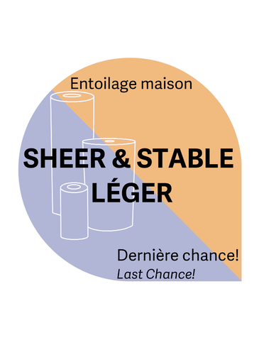 Générique Sheer & stable white fuse light 8po x 5 yrd house brand stabilizer