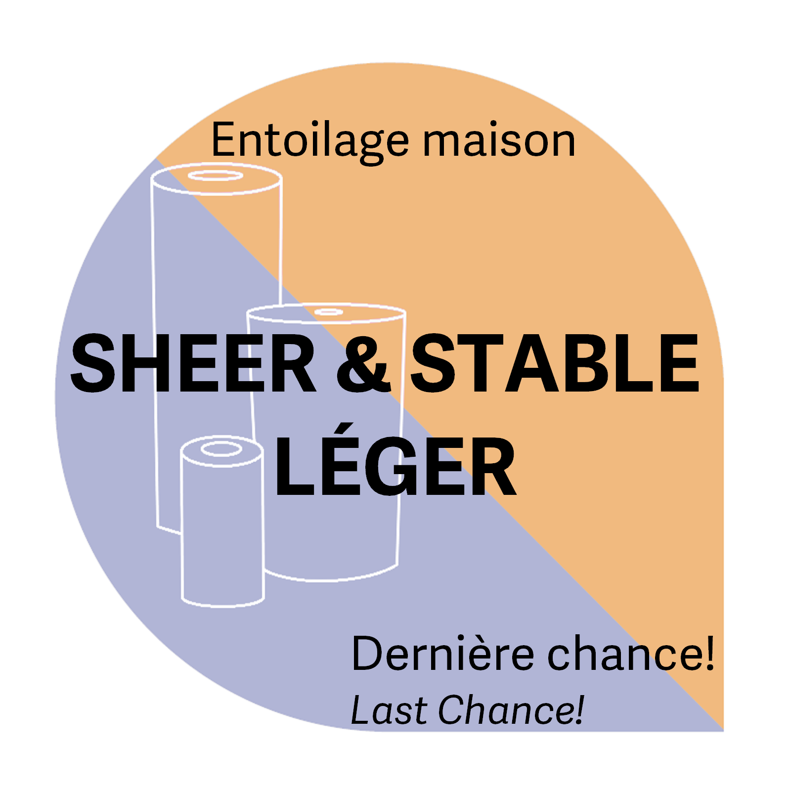 Générique Sheer & stable white fuse light 8po x 5 yrd house brand stabilizer