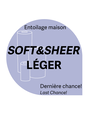 Générique Soft & sheer light white perforated 7 1/2 x 7 1/2 po on 5 yrd house brand