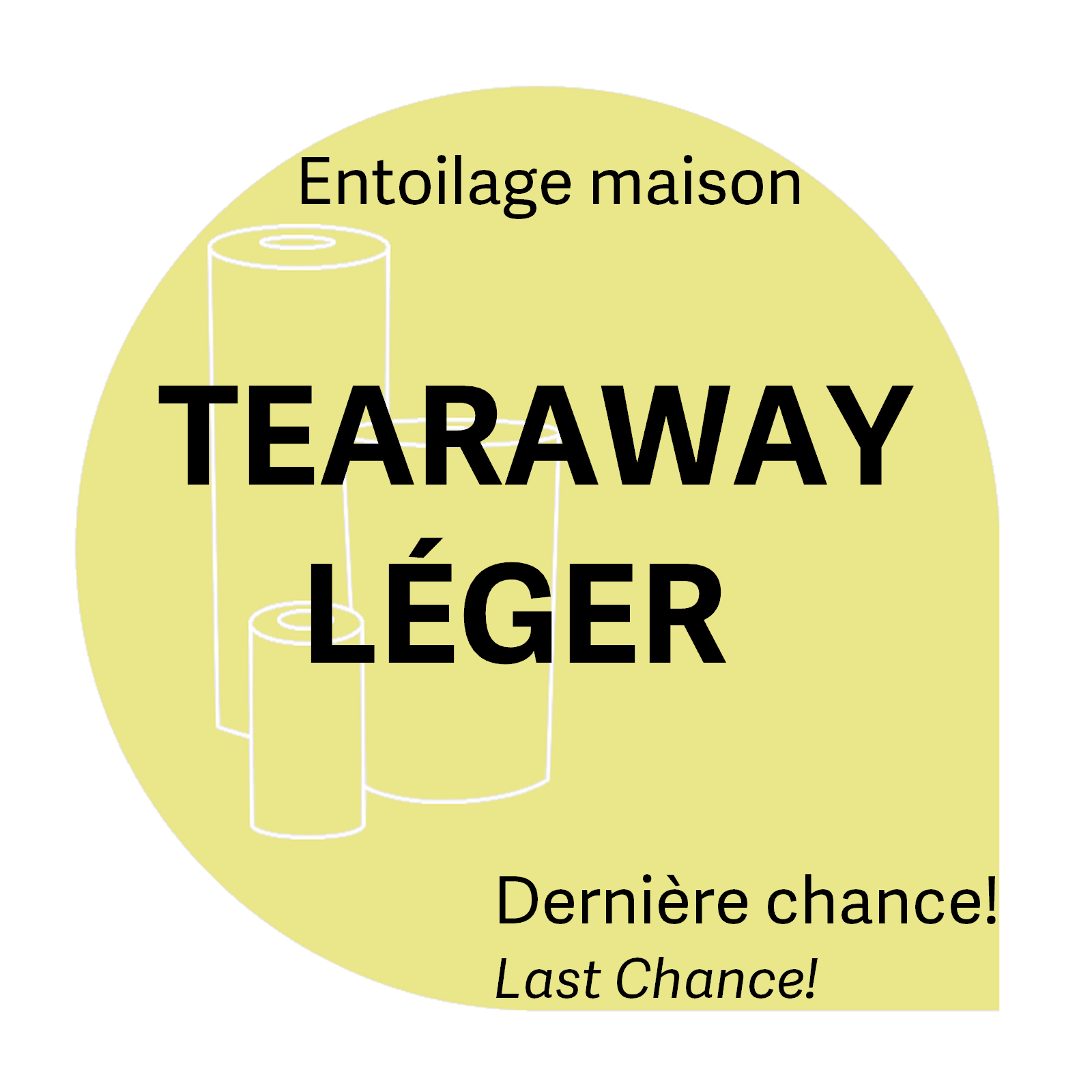 Générique Tear away white light rigid 6po x ~18vrg house brand stabilizer