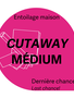 Générique Cut-away médium blanc découpable 7.5 à 8x7.5 à 8po 2.7oz (25 feuilles) entoilage maison