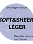 Générique Soft & Sheer léger blanc 7 1/2 x 7 1/2 1.47oz (30 feuilles) entoilage maison