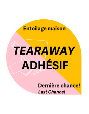 Générique Tear-away folded adhesive white 15 x 15po (12 sheets) house brand stabilizer