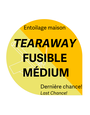 Générique Tear away white medium fuse 7,5 x 7,5po (20 sheets) house brand stabilizer