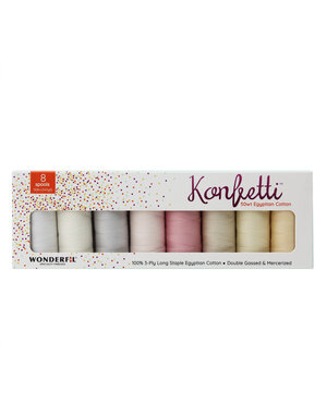 WonderFil Konfetti Ensemble fils Konfetti 06 500m (8 Bobines)