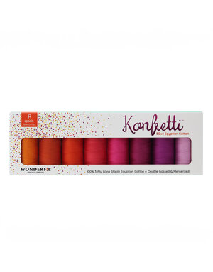 WonderFil Konfetti Ensemble fils Konfetti 07 500m (8 Bobines)