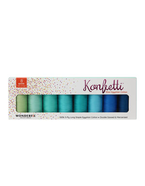 WonderFil Konfetti Ensemble fils Konfetti 09 500m (8 Bobines)