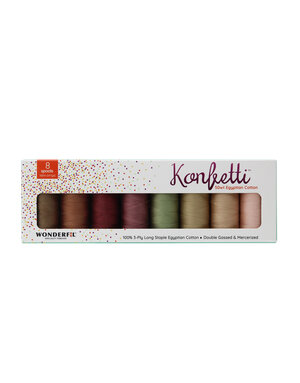 WonderFil Konfetti Ensemble fils Konfetti 10 500m (8 Bobines)