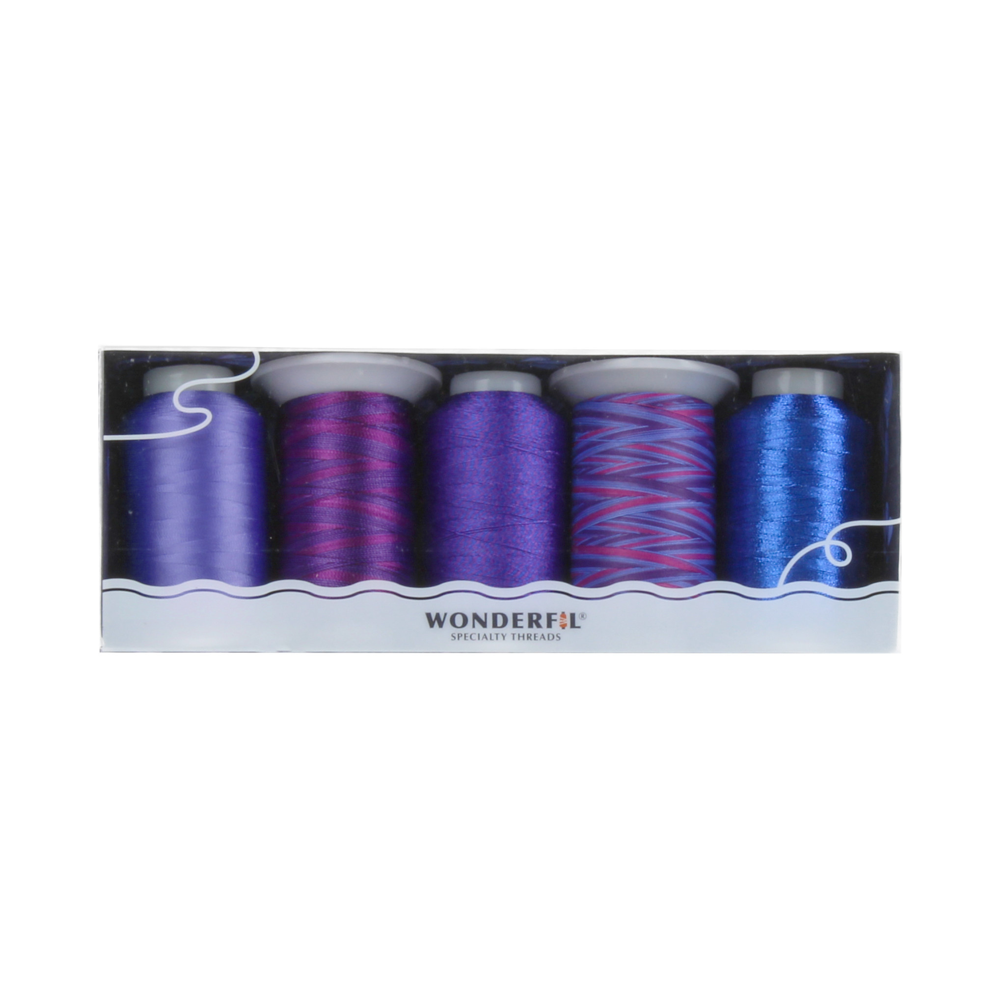WonderFil Ensemble fils Embellissements Enchanteurs (5 Bobines)