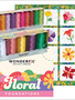 WonderFil Floral foundations thread kit 5 decobob 8 konfetti/tutti 2 spagetti (15 spools)
