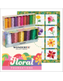 WonderFil Ensemble fils Fondation Florales 5 DecoBob 8 Konfetti/Tutti 2 Spagetti (15 Bobines)