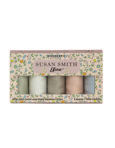 WonderFil Efina Efina petra prins thread pack 02 150m (5 spools)