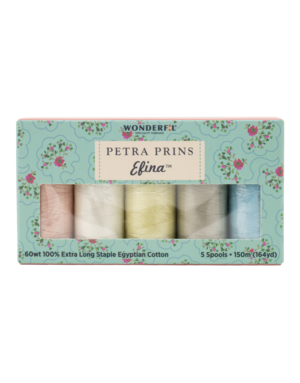 WonderFil Efina Efina petra prins thread pack 06 150m (5 spools)