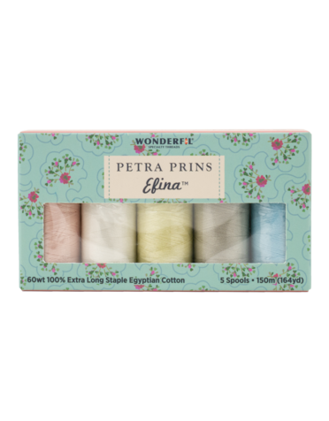 WonderFil Efina Efina petra prins thread pack 06 150m (5 spools)