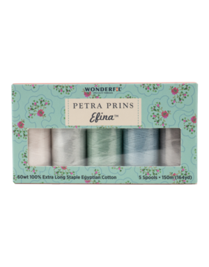 WonderFil Efina Efina petra prins thread pack 04 150m (5 spools)