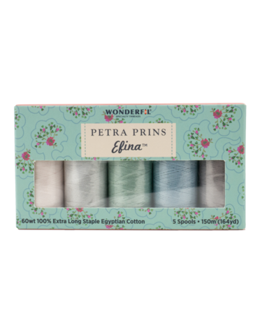 WonderFil Efina Efina petra prins thread pack 04 150m (5 spools)