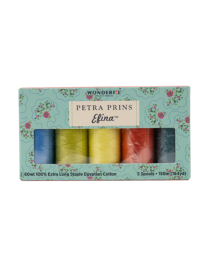 WonderFil Efina Ensemble fils Efina assortis Petra Prins 03 150m (5 Bobines)