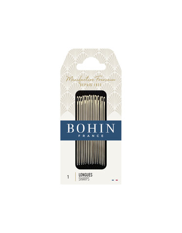 Bohin France Aiguilles Sharps N°1 (16 aiguilles)