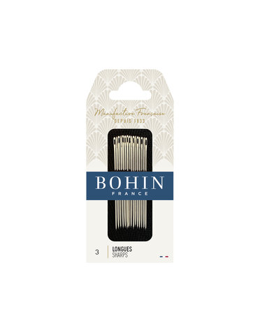 Bohin France Aiguilles Sharps N°3 (16 aiguilles)