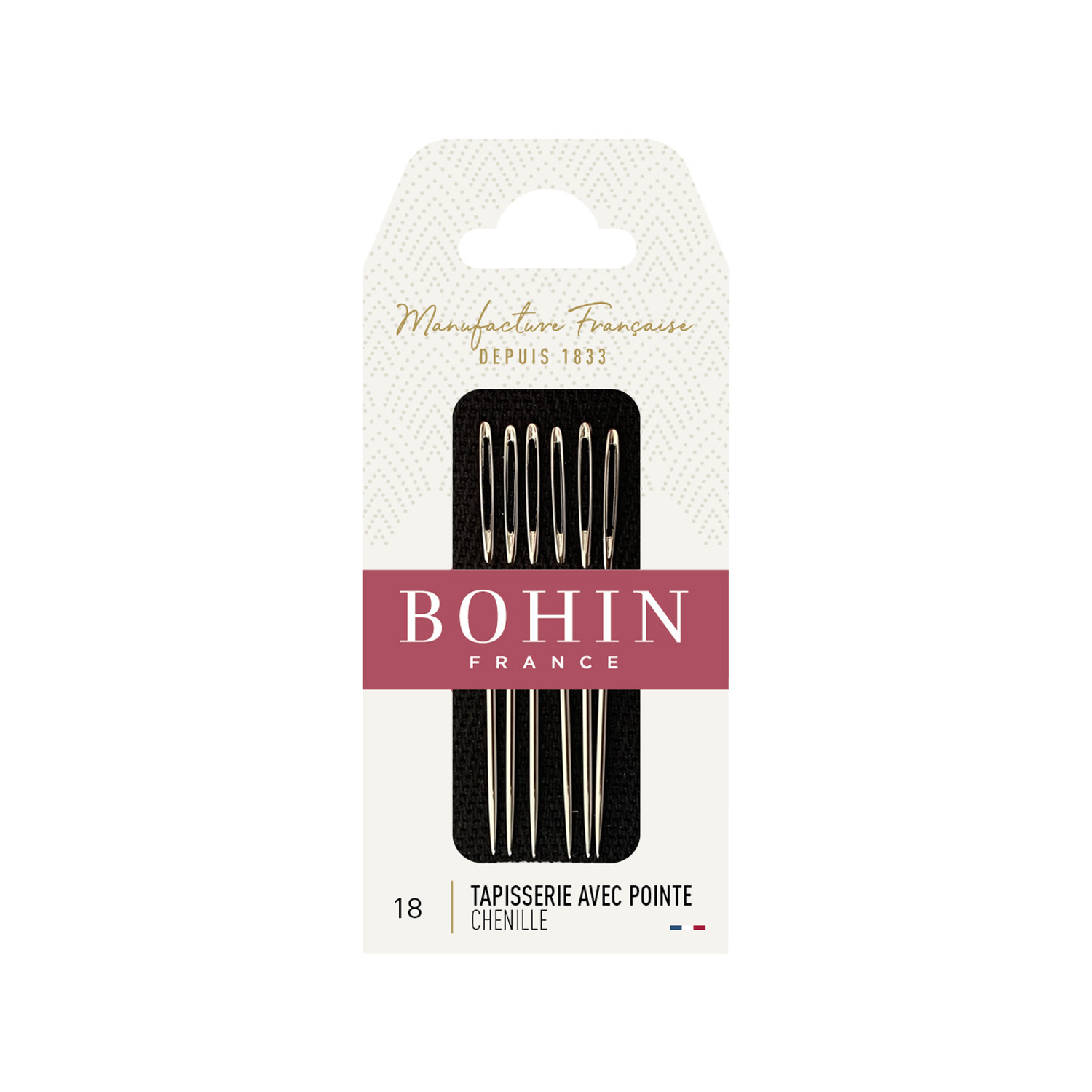 Bohin France Aiguilles Chenille N18 (6 aiguilles)