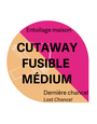 Générique Cut Away blanc fusible médium 7.5 x 7.5 (20 feuilles) entoilage maison