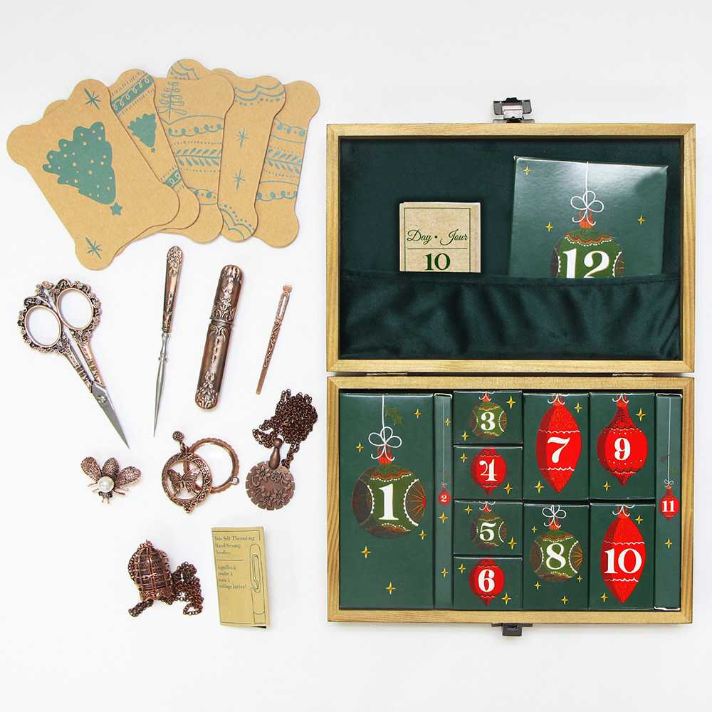Unique UNIQUE® 12 Days of Stitchmas vintage gift set