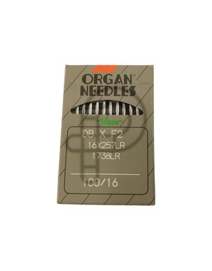 Organ Aiguille industrielle Organ DBXF2 Pqt 10 Gr16 Cuir