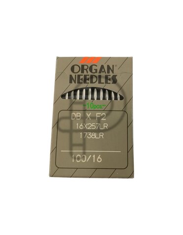 Organ Organ needle dbxf2 pk 10 size 16 leather