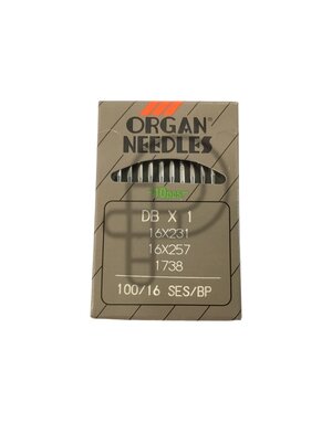 Organ Aiguille industrielle Organ DBX1 Pqt 10 Gr:16Bp