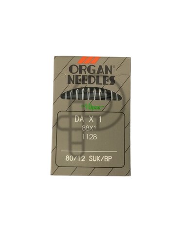 Organ Aiguille industrielle Organ DAX1 Pqt 10 Gr: 12Bp