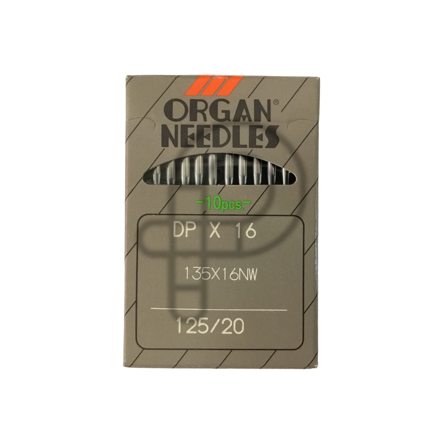 Organ Aiguilles industrielle Organ DPX16 Cuir Gr: 20 Pqt 10
